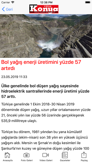 Yeni Konya Gazetesi Screenshot