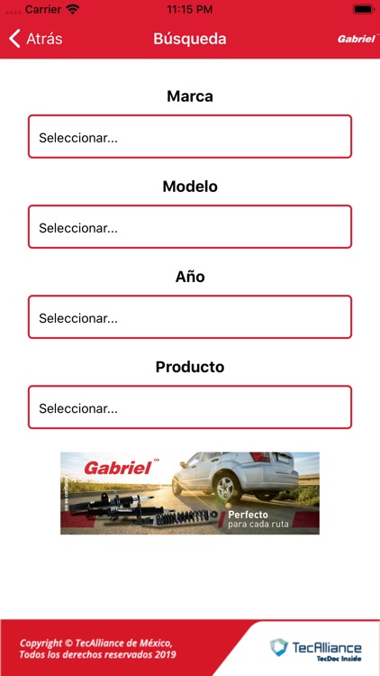 Gabriel Autopartes screenshot-4