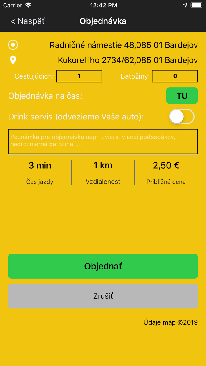 Taxi Piráti Bardejov