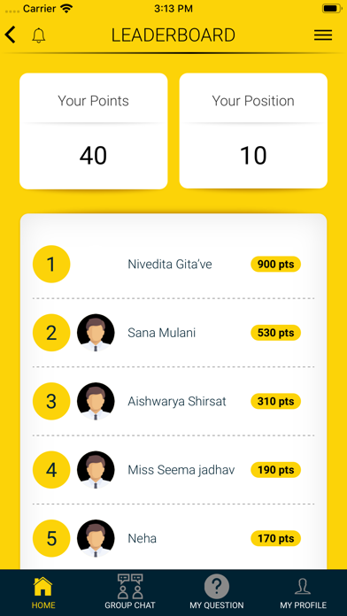 App screenshot