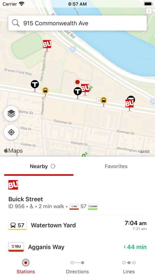 #5. Terrier Transit (iOS) 由: Boston University