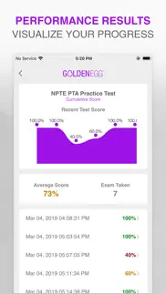 npte pta practice test iphone screenshot 4