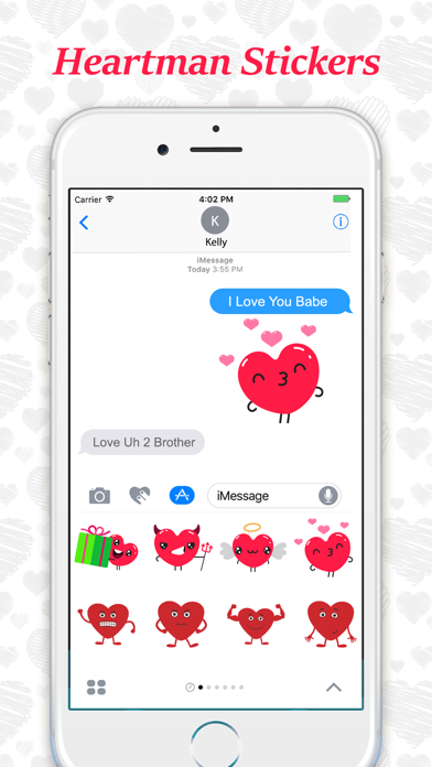 Animated Heartman Emojis screenshot 4