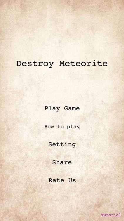 Quality Destroy Meteorite