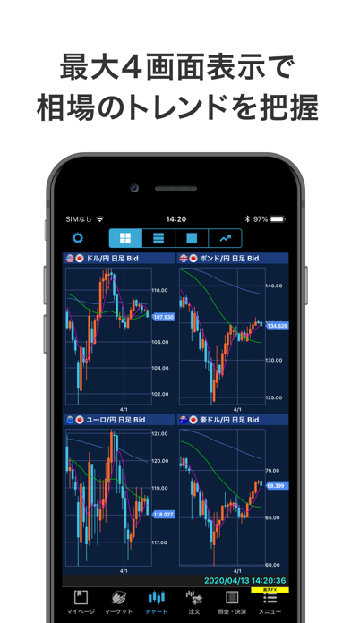 iSPEED FX - 楽天証券のFXアプリのおすすめ画像2