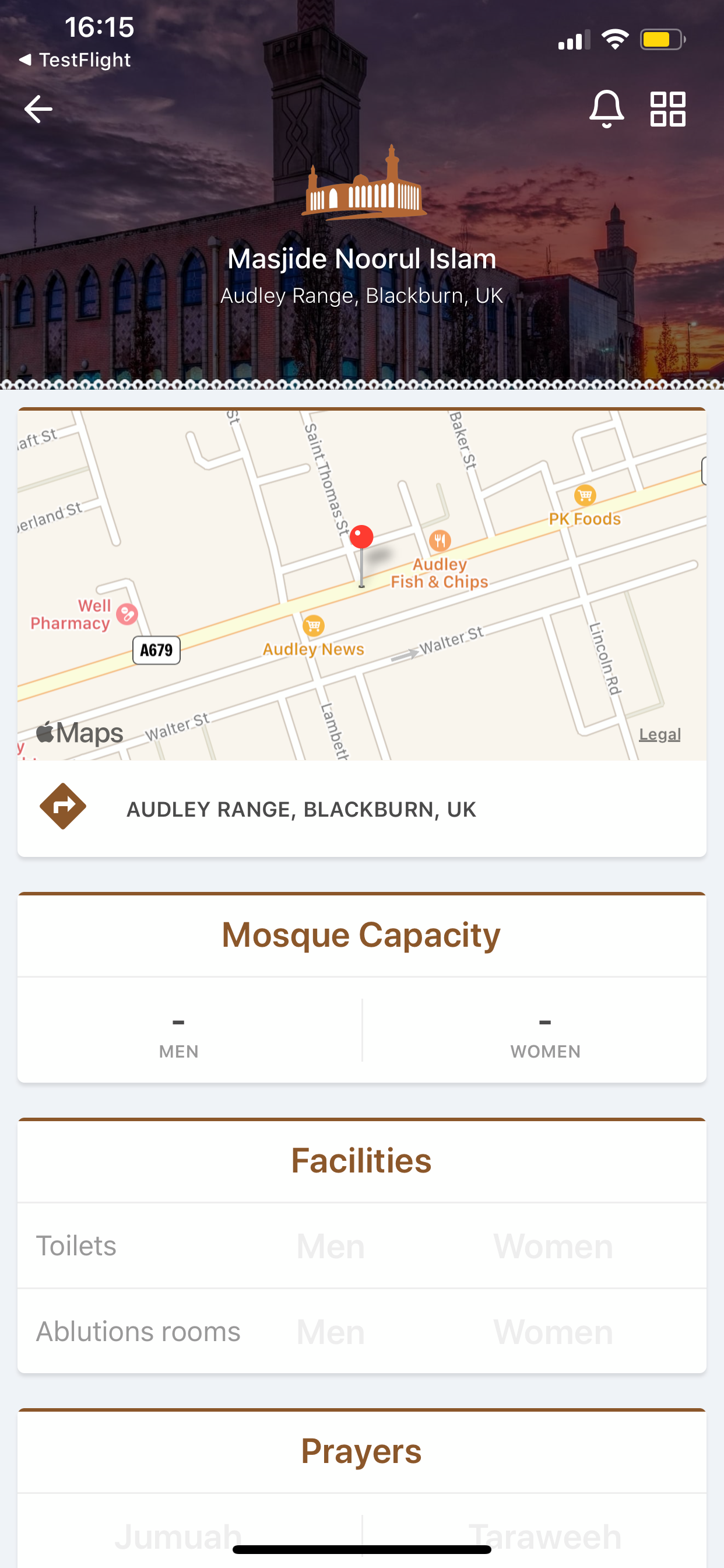 Masjide Noorul Islam Blackburn screenshot 4