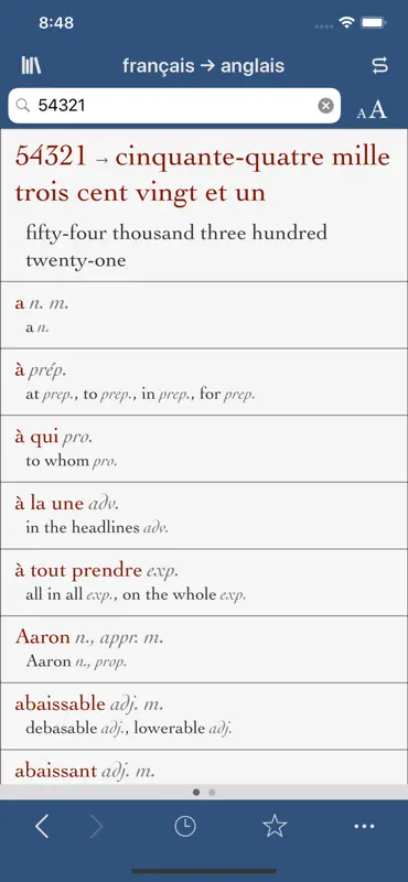 Ultralingua français-anglais screenshot 3 of 4
