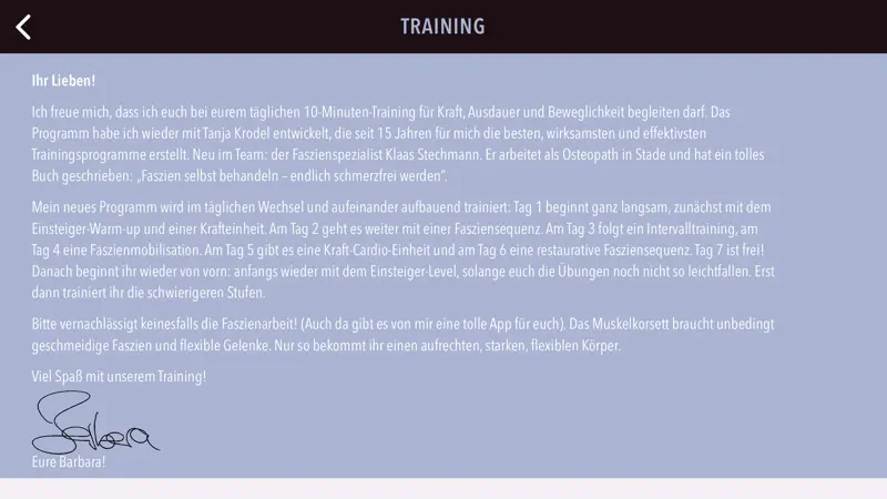 Mein Muskel-Faszien Training 1 screenshot 4 of 5