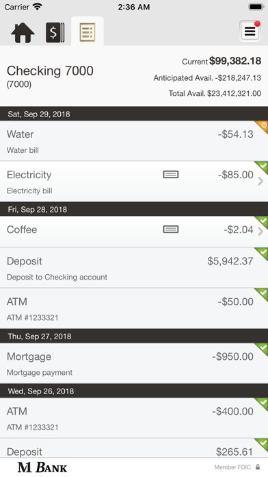 M1 Bank Business Mobile Screenshot