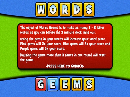 Screenshot #5 pour Words Gems Game