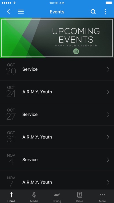 SF Family Worship Center Screenshot