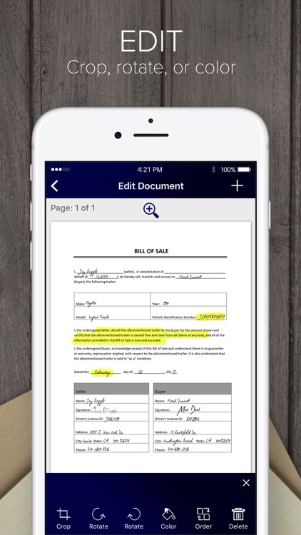 Scan & Sign PDF Creator
