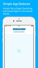 Dictionary Alpha screenshot