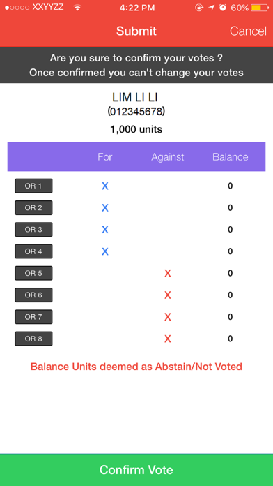 How to cancel & delete Tricor e-vote from iphone & ipad 4