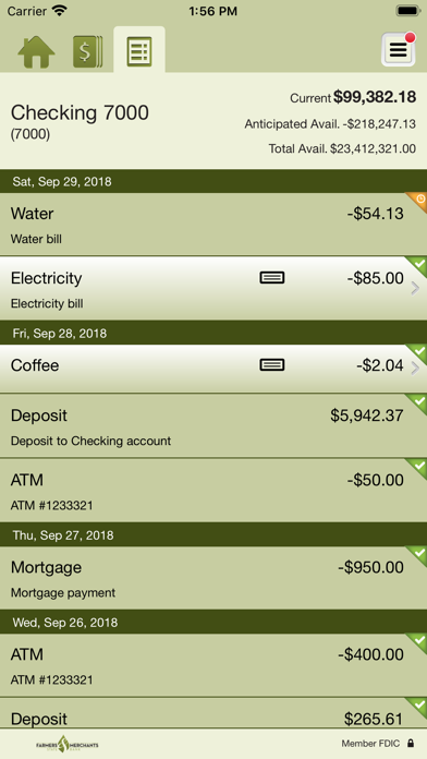F&M State Bank Mobile Business Screenshot