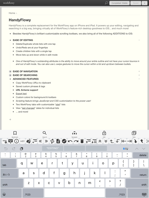 Screenshot #5 pour HandyFlowy