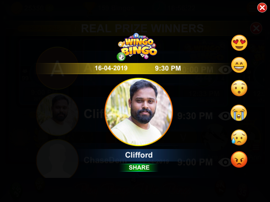 WinGo Bingo - Win Daily Prizes iPad screenshot 5 - Entertainment app