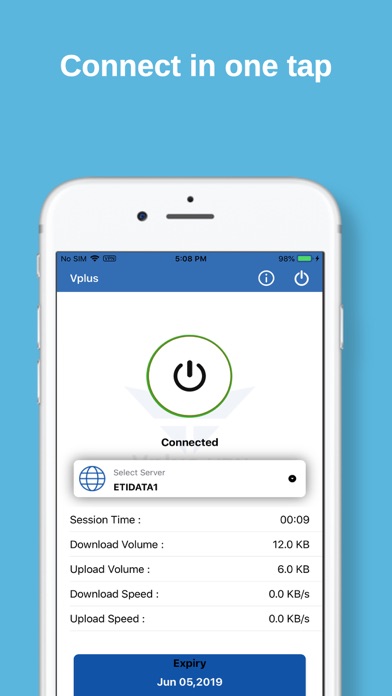 Vplus VPN Screenshot