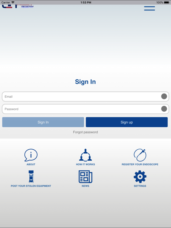 Screenshot #4 pour Stolen Endoscope Registry