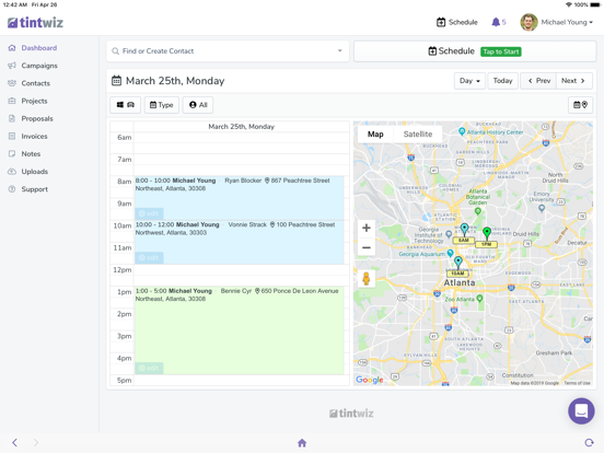 Tint Wiz iPad screenshot 1 - Business app