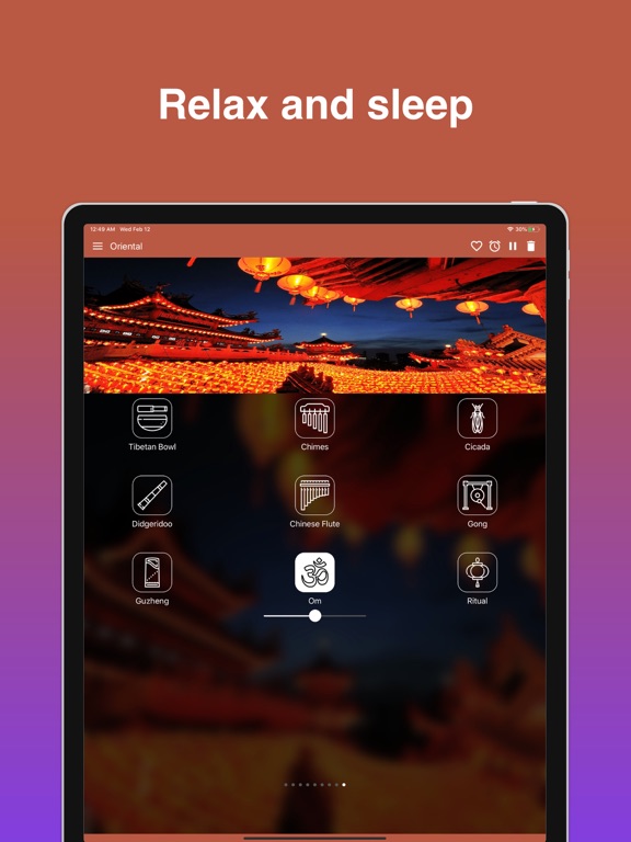 Mood: Relaxing Sounds iPad screenshot 5 - Health & Fitness app