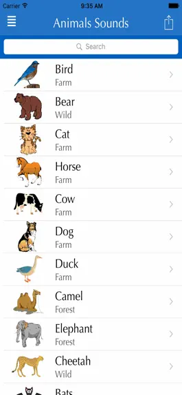 Game screenshot Animal Sounds for learning apk