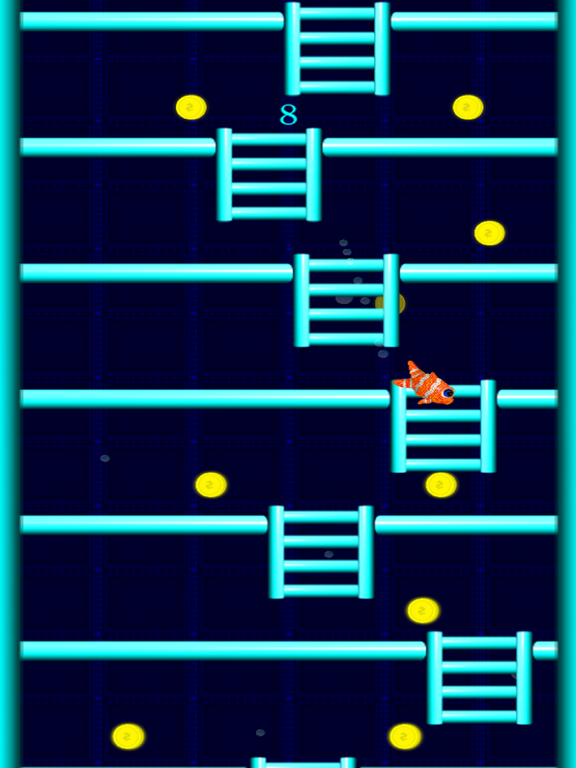 Screenshot #4 pour Fish Ladder Fall Down