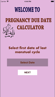 Pregnancy Due Date screenshot 1