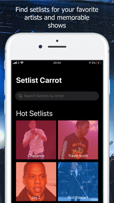 Setlist Carrot - Setlist.fm screenshot 1