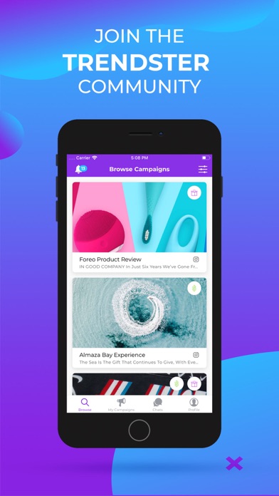 Trendster - Influencer Screenshot