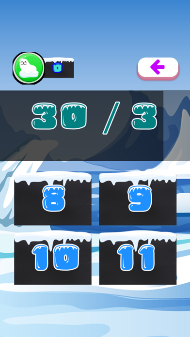 screenshot of Polar Simple Math Game 6