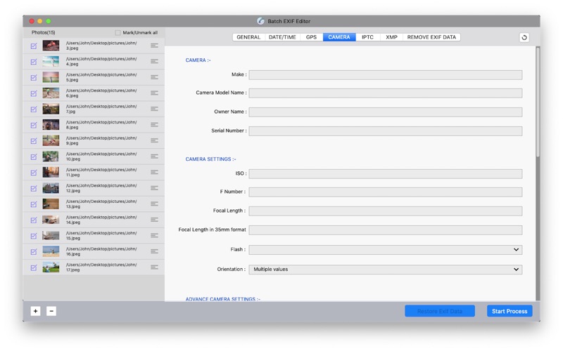 App screenshot