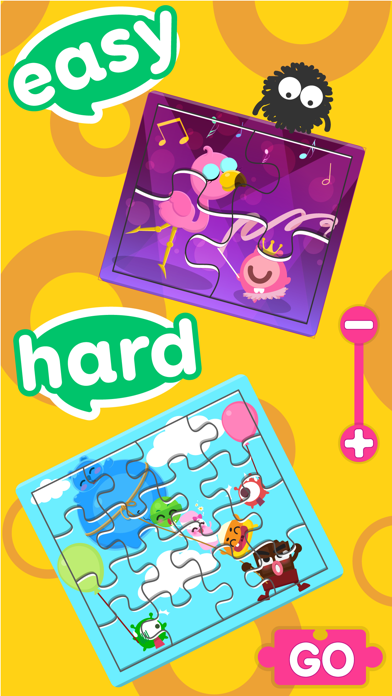 CandyBots Puzzle Matching Kids iPhone screenshot
