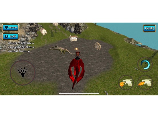 Fire Flying Dragon Simulator iPad screenshot