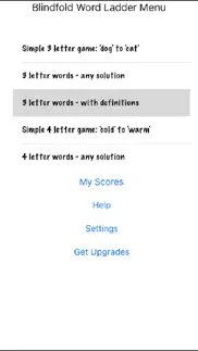 blindfold word games iphone screenshot 2