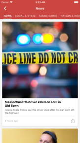 Press Herald Headlines screenshot