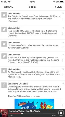 Game screenshot Limerick’s Live 95FM hack