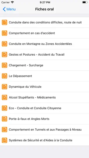 Capture d'écran de Permis C/CE - Examen Camion sur iPhone 3