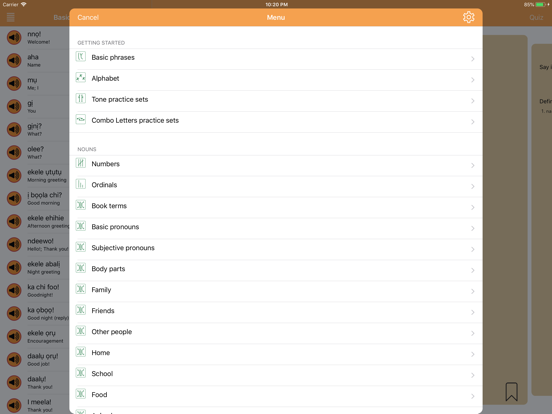 iSabi™ Igbo+ iPad screenshot 1 - Education app