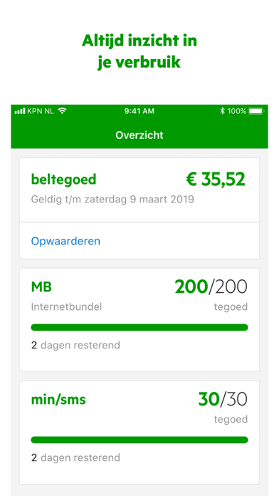 KPN Prepaid Screenshot