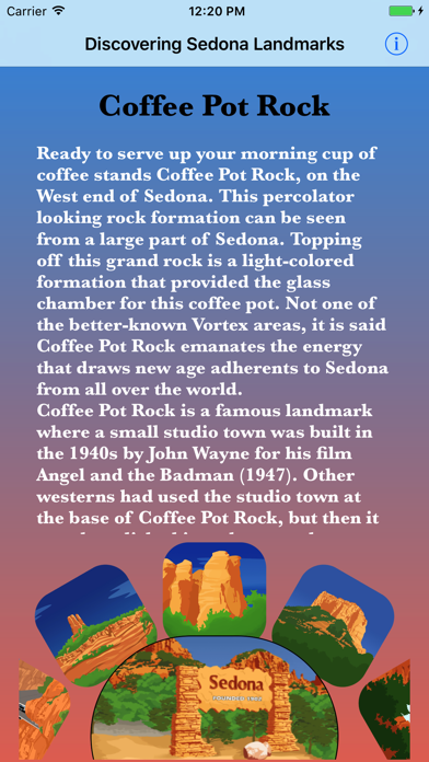 Discovering Sedona Landmarks Screenshot