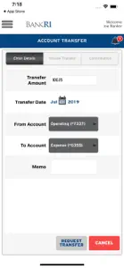 BankRI Cash Management screenshot #1 for iPhone