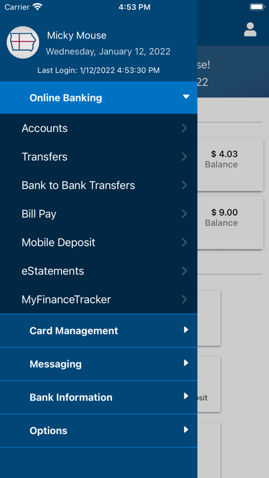United Bank of Iowa Screenshot