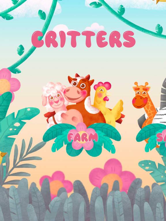 Critters - Animal games 4 kidsのおすすめ画像1