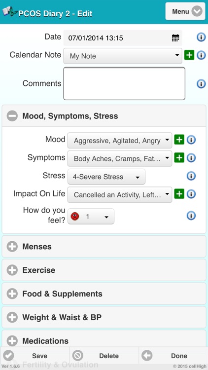 PCOS Diary 2