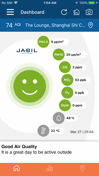 Screenshot #1 pour AirQualityDevice