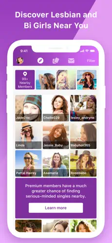 Captura 2 Lesly: Lesbian Dating & Meetup iphone