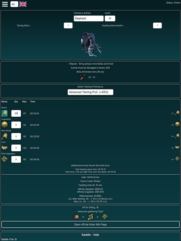 A-Calc Companion for Atlas MMO