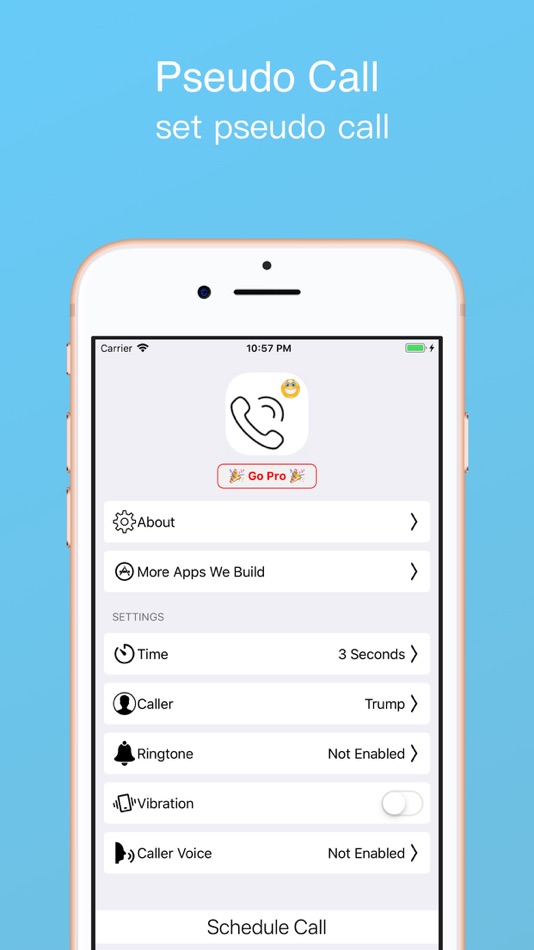 #2. Pseudo Call - Prank Dial App (iOS) By: Yiwu Madan Network Technology Co., Ltd.