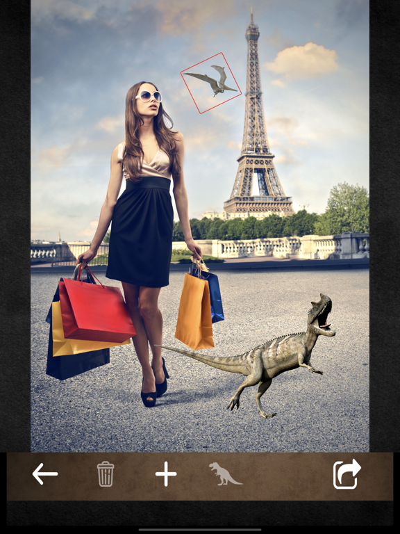 Dinosaur Photo Editor iPad screenshot 9 - Photo & Video app
